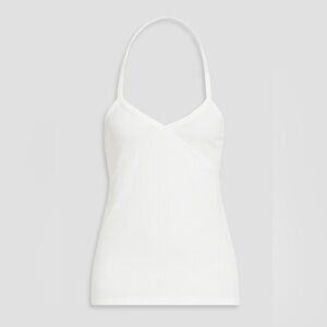 KHAITE
Misty cotton halterneck top in White
